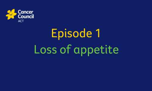 Episode 1 Loss of appetite 5