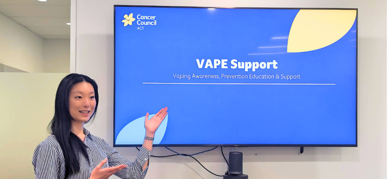 Cancer Council ACT launches its VAPE Support programs – Vaping Awareness, Prevention, Education, and Support